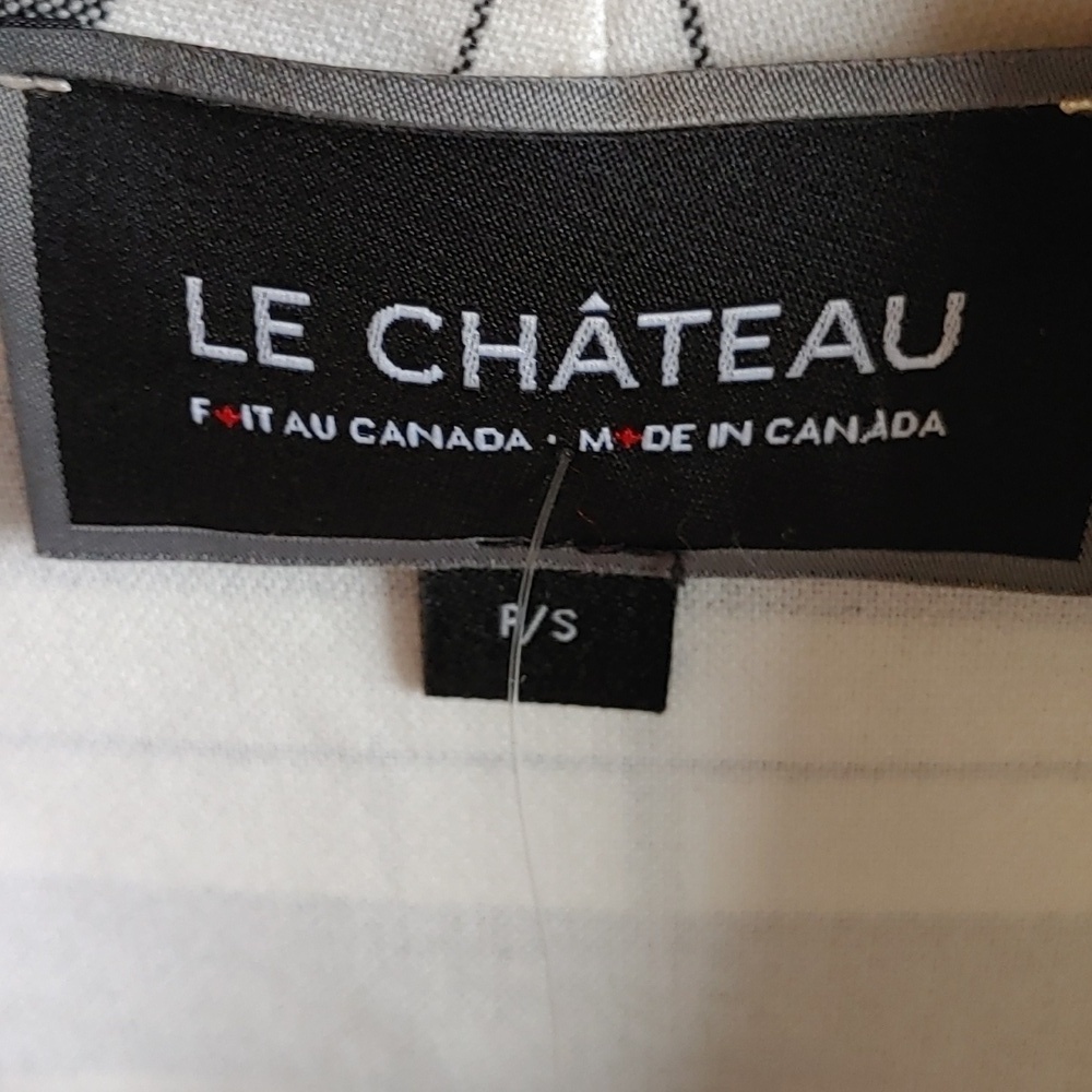 NWT Le Chateau Plaid Waterfall Collar Blazer Jacket - Picture 6 of 12
